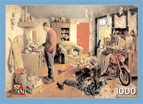 puzzel Mannenhuishouding - Marius van Dokkum